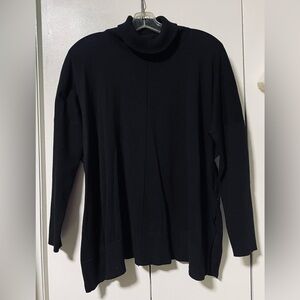 Lilla P Black Turtleneck Sweater